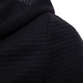 Miniatyrbillede 4 af 5: Mænds Frakke Hoodie Lang Trenchcoat Bomuld Casual Overfrakke Jakke 3XL
