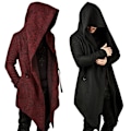 Miniatyrbild 3 av 6: Höst Vinter Herr Långärmad Kläder Sweatshirt Hoodie Wine Red M
