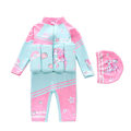 Pikkukuva 1 / 8: Vauvan lasten kelluntapuku kelluva yksiosainen uimapuku Blue Pink 2XL