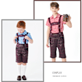 Pikkukuva 9 / 9: Lasten Oktoberfest-asu Poikien Baijerilaiset Lederhosen-asu Red M