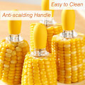 Miniatyrbillede 6 af 10: 8 Par Cornholdere, Rustfrit Stål Corn Cob Holdere