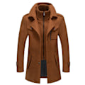 Miniatyrbild 1 av 2: Trenchcoat, vinterjacka i ullblandning för män brown M