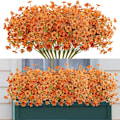 Miniatyrbild 1 av 11: Konstgjorda Höstblommor för Utomhus, 10 Paket Konstväxter 10PCS