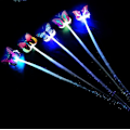 Miniatyrbillede 2 af 7: 5 stk. LED Lys Fiberoptisk Butterfly Hårklip 5PCS