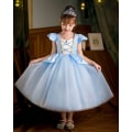 Miniatyrbillede 6 af 11: Prinsesse Askepot Kostume til Piger Børn Cosplay Kjole Karneval Outfit 140