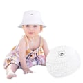 Miniatyrbilde 3 av 4: Baby Solhatt Smile Face UPF 50+ Småbarns Bøttehatt for Gutter Jenter purple 52