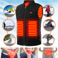 Miniatyrbilde 5 av 8: Varm Fleece-vest med 8 varmesoner for menn og kvinner, batteri ikke inkludert XL