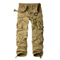Miniatyrbild 1 av 8: Herrkläder Casual Cargo Byxor Militär Armé Camo Byxor Combat Work Byxor Khaki 44