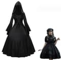 Halloween Gothic Spetsklänning med Vidda Ärmar för Kvinnor 2XL