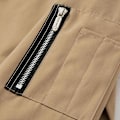 Miniatyrbillede 5 af 7: Mænds Bomberjakker Varsity Flight Jacket Khaki L