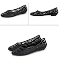 Miniatyrbilde 4 av 6: Sandaler for kvinner - Hule, lette sandaler for stranden Black 41