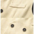 Miniatyrbillede 5 af 7: Mænds Slim Fit Dobbeltbrystet Suit Vest Beige M