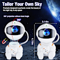 Miniatyrbillede 3 af 6: Astronaut Projektor, Stjerneprojektor Galakselys, Natlampe til Børn White 2