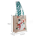 Miniatyrbilde 7 av 7: Julegavepose i burlap Green