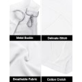 Miniatyrbillede 5 af 6: Mænds Sexy Badetøj Bikini Briefs Skinnende Metallic Thong G-String med Hip Coverage White M