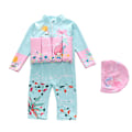 Pikkukuva 1 / 8: Vauvan lasten kelluntapuku kelluva yksiosainen uimapuku Light Blue 2XL