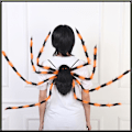 Pikkukuva 11 / 11: Halloween-jättimäinen hämähäkkireppu -koristeet Color M