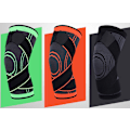 Miniatyrbild 3 av 5: 2PC utomhussport kompression knäskydd black m