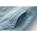 Miniatyrbilde 6 av 11: Herre Fleeceforet Jeansjakke Vinterjakke Light Blue M