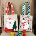 Miniatyrbilde 2 av 7: Julegavepose i burlap Red