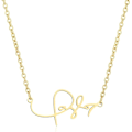 Miniatyrbild 1 av 5: TS-inspirerat Halsband för Kvinnor SWIFTIE Gold Signature