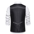 Miniatyrbilde 3 av 8: Herre Casual Singelbryst Vest Gray 2XL