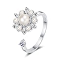 Miniatyrbillede 1 af 5: Guld Angst Ring til kvinder, Fidget Ringe til Angst for Kvinder Style3