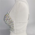 Miniatyrbild 7 av 10: Dam Sparkle Glitter BH Top Dansande Crop Tops XL