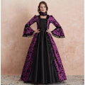 Pikkukuva 2 / 5: Naisten Trompettihärkähihainen Gootti Retromekko Purple XL