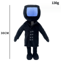 Miniatyrbillede 1 af 2: Toiletmand Plyslegetøj Monitormand Figur Style18