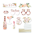 Miniatyrbild 4 av 5: 10-pack rekvisita för bröllopsdusch för bröllopsfotobås 10 Pcs