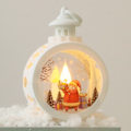 Miniatyrbild 2 av 2: Jul Led ljus bärbar lykta white2 S