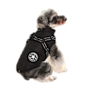 Miniatyrbilde 1 av 11: Vinterjakke for hund med sele, vanntett hundjakke med glidelås og fleece Black 2XL