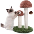 Miniatyrbilde 1 av 7: Kattenskrapepost, Høy Soppformet Kattenskrape med Interaktivt Lekeball