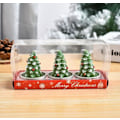 Miniatyrbilde 2 av 4: 3 stk Julepynt Håndmalte Lys Christmas tree