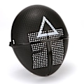 Miniatyrbillede 2 af 4: Squid Game Masker, En Størrelse Voksen Kostumemasker Triangles