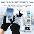 Miniatyrbillede 3 af 5: Vinterhandsker til Kvinder Touchscreen Handsker til Kvinder 2PCS#1