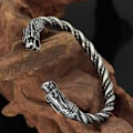 Miniatyrbild 4 av 8: Tungt Vikingarmband i rostfritt stål för män och pojkar C