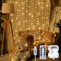 Miniatyrbild 3 av 5: USB-drivna Hängande Fönster-Fairy Lights Warm