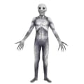 Halloween Børne-Skelet Kostume 3D til Drenge Mænd 180cm