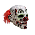 Pikkukuva 3 / 9: Halloween-pelottavat naamiot Lateksipelottavat klovnaamiot White Red