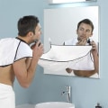 Miniatyrbild 2 av 5: Skäggbibb för Män, Julgåva Skäggtrimningsuppsamlare Bib White