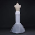 Miniatyrbilde 7 av 7: Petticoat for kvinner - Mermaid Petticoat, Fiskestjert Underskjørt, Gulvlang Trompet Crinoline B
