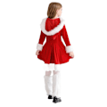 Pikkukuva 4 / 9: Tyttöjen Mrs. Santa Claus -asu Punainen mekko Jouluasu 120cm