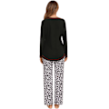 Miniatyrbild 2 av 4: Rutig set för kvinnor Warm Pjs Set black M