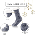 Miniatyrbild 3 av 5: Mjuka tofflor med kattdesign, halkfria plyschstrumpor med värmeisolerande funktion, sovstrumpor vinter golvstrumpor slitstarka strumpor