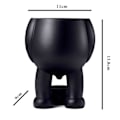 Miniatyrbild 5 av 5: Rolig urinväxtkruka, urinal, blomkruka prydnad, hem trädgård design dekoration, blomkruka White without plant