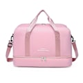Miniatyrbild 6 av 6: Resväskor Sport Gym Bag Weekender Handbagageväska med skofack Handbagageväska för kvinnor och män Pink