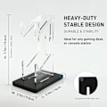 Miniatyrbild 5 av 11: Universell dubbel handkontrollhållare för Xbox ONE Switch Controller Stand Speltillbehör Bygg spelfästningar