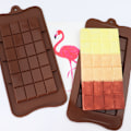Miniatyrbild 1 av 5: 24 st Rektangulära Chokladblock Silikonformar DIY Choklad Vändform Kristall Dropplim Brandfärg Vaxform brown